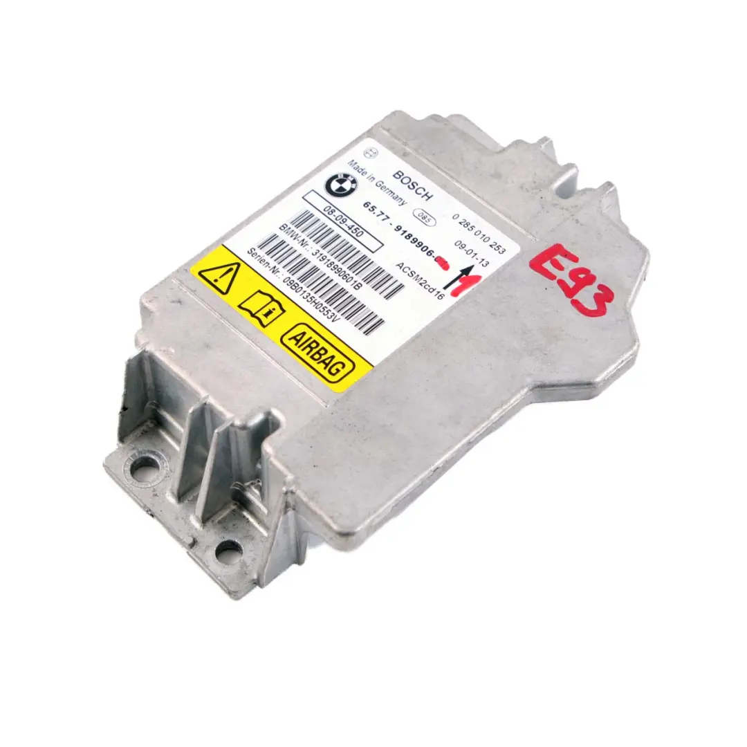 Unité De Contrôle Du Module D'Air ECU pour BMW E88 E93 LCI à propos du numéro de pièce 9189906 BMW E88 E93 LCI Unité De Contrôle Du Module D'Air ECU - SKU 9189906-1 - Numéro de pièce 9189906