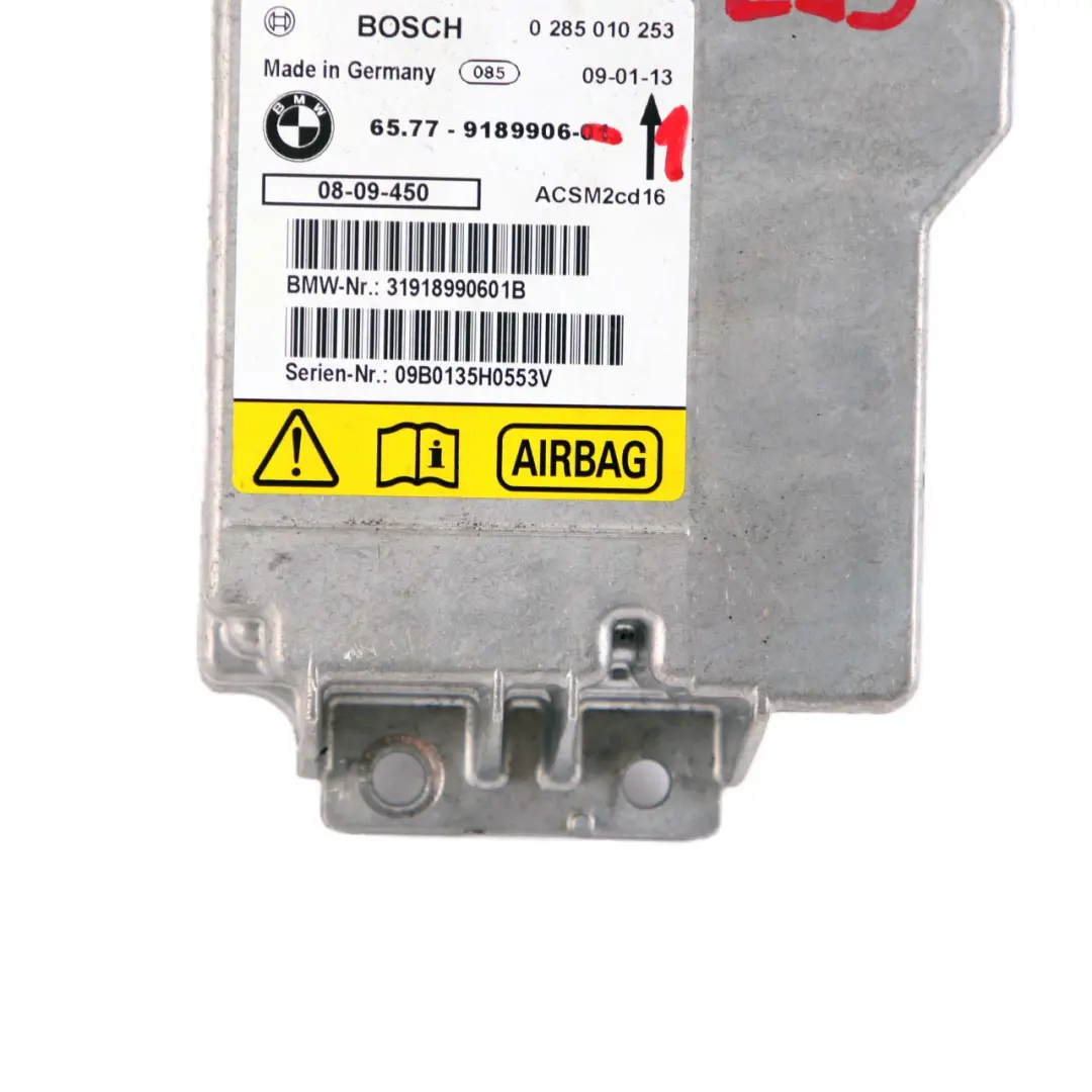 BMW E88 E93 LCI Air Module Control Unit ECU - SKU 9189906-1 - Part number 9189906