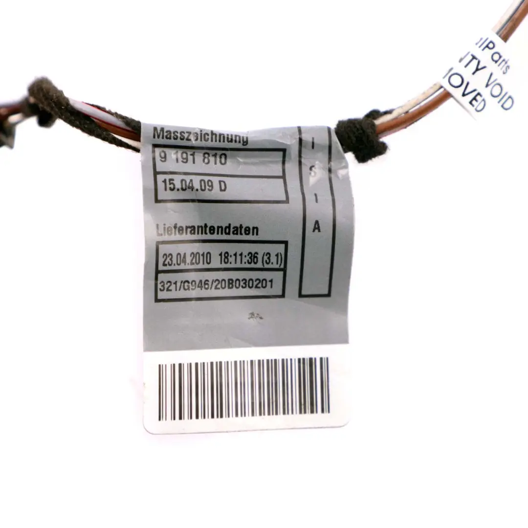 Câblage Faisceau Câbles Ensemble Porte Arrière Droite Gauche pour BMW X1 E84 à propos du numéro de pièce 9191407 BMW X1 E84 Câblage Faisceau Câbles Ensemble Porte Arrière Droite Gauche - SKU 9191407 - Numéro de pièce 9191407