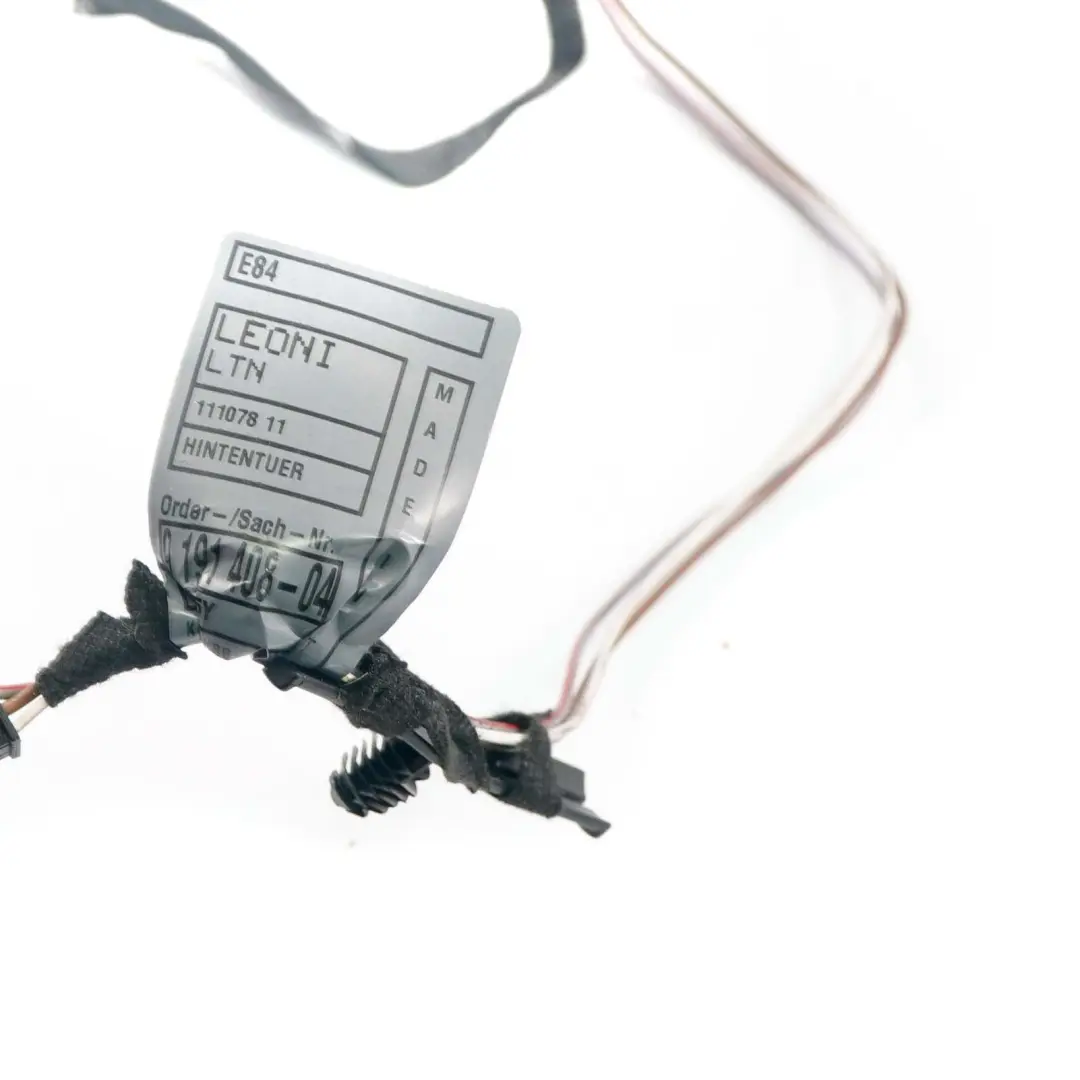 BMW E84 Cableado Loom Set Puerta Trasera Izquierda Derecha N/ - SKU 9191408 - Número de pieza 9191408