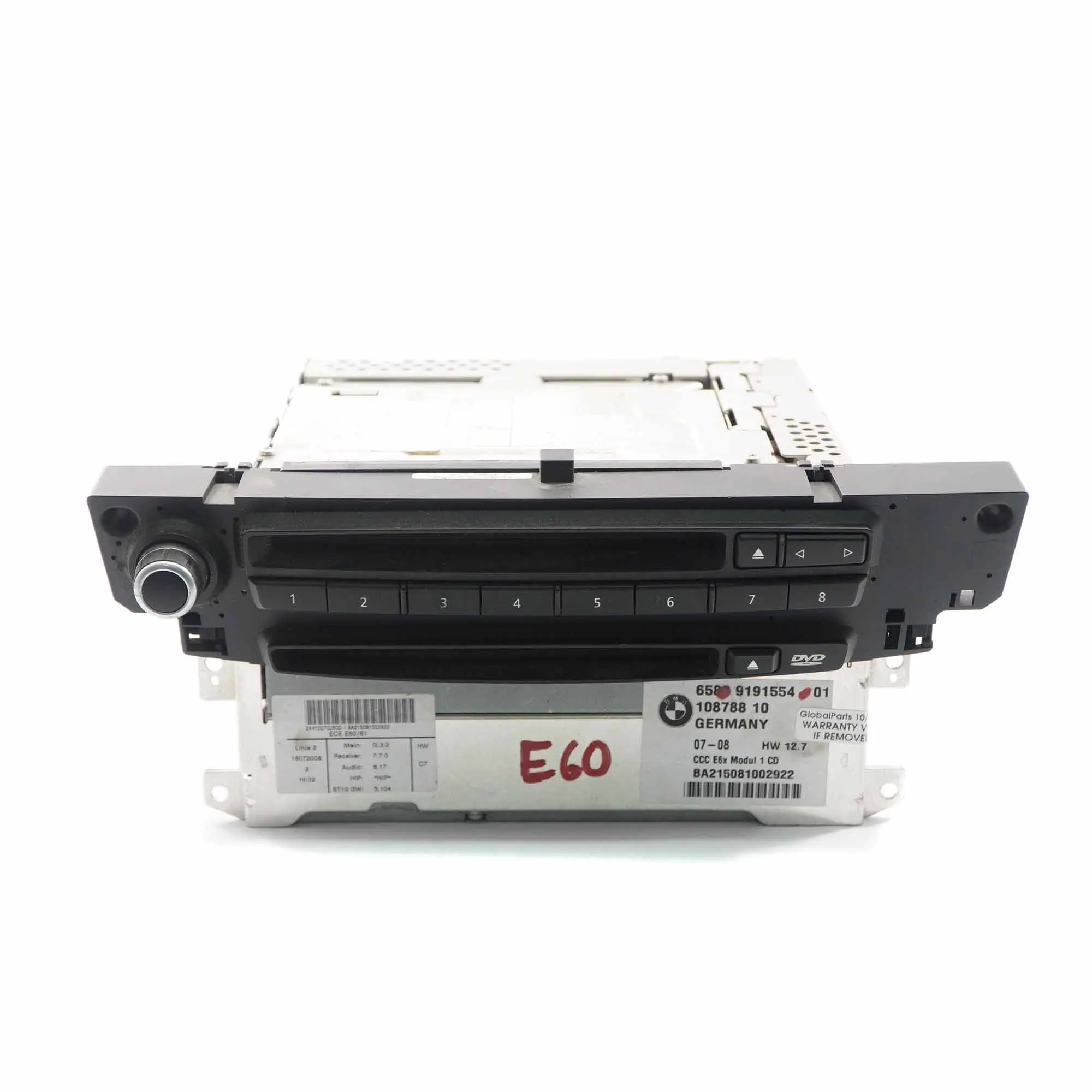 BMW E60 E61 CCC CD Sat Nav Player System Controller Unidad principal navegación