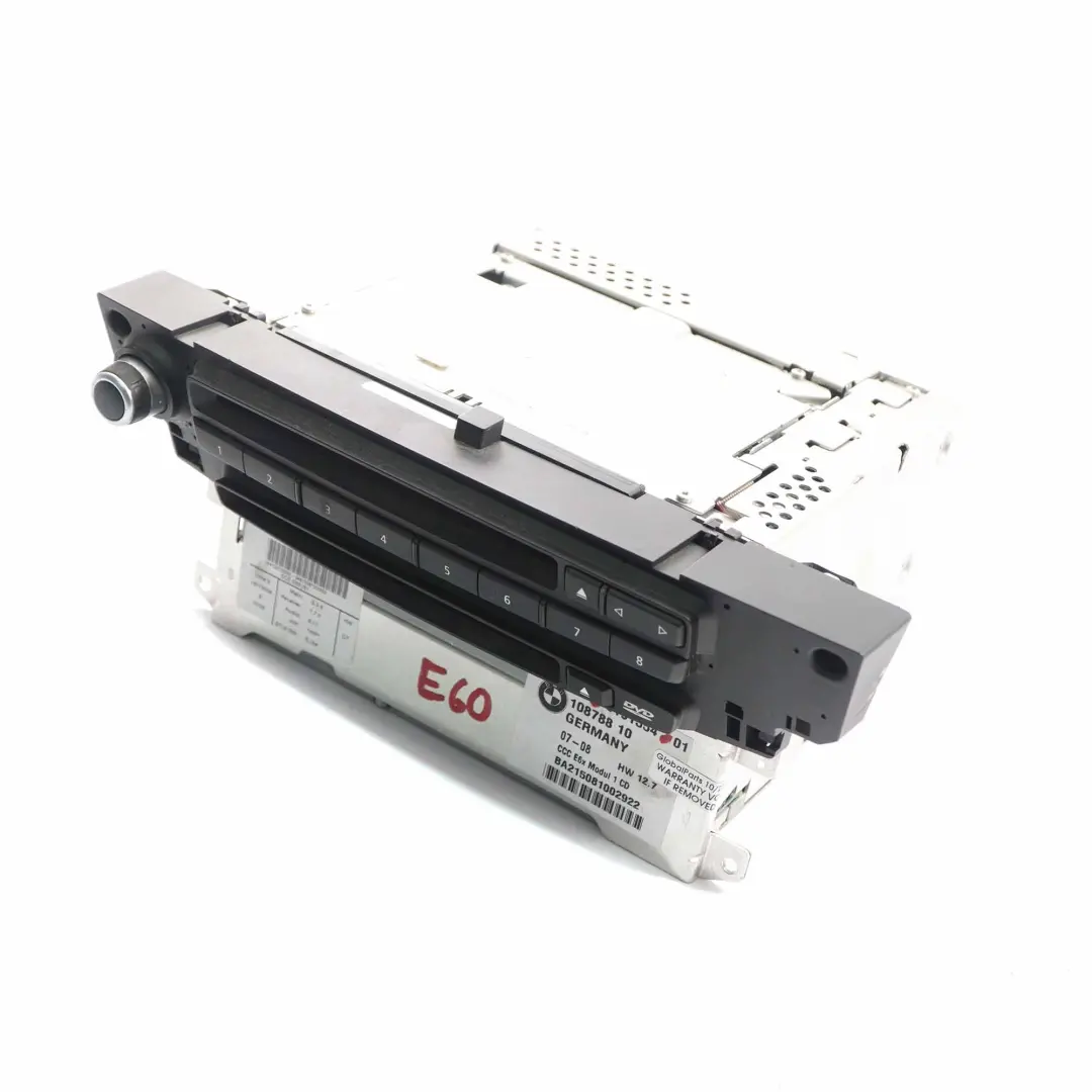  Navigation Head Unit BMW E60 E61 CCC CD Sat Nav Player System Controller - SKU 9191554 - Part number 9191554