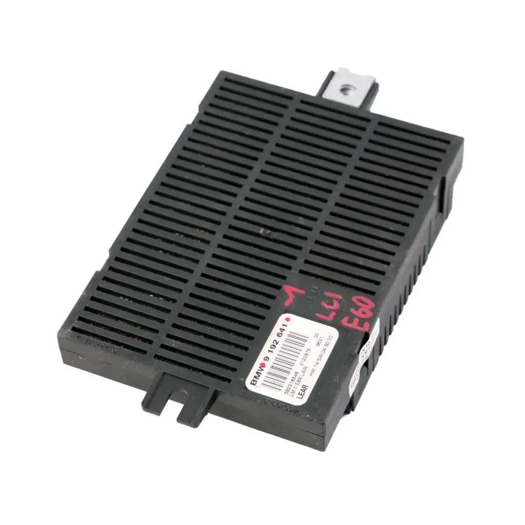 Light Module Control Unit ECU Lear LM II E6X LWR to BMW 5 Series E60 LCI 1 with Part number 9192641 BMW 5 Series E60 LCI 1 Light Module Control Unit ECU Lear LM II E6X LWR - SKU 9192641-1 - Part number 9192641