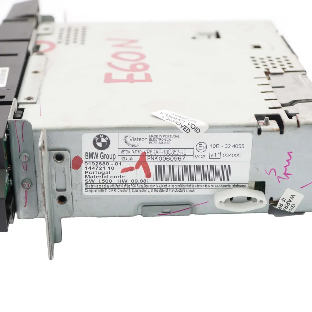 CHAMP Business Radio Einheit für BMW 5 6 Series E60 LCI E63 mit Teilenummer 9192680 BMW 5 6 Series E60 LCI E63 CHAMP Business Radio Einheit - SKU 9192680-1 - Teilenummer 9192680