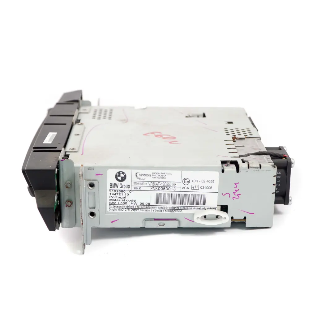 Radio CHAMP Business Player System Controller para BMW 5 6 E60 LCI E63 con número de pieza 9192680 BMW 5 6 E60 LCI E63 Radio CHAMP Business Player System Controller - SKU 9192680 - Número de pieza 9192680