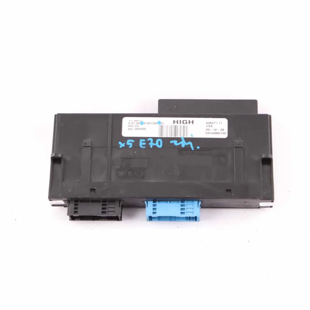 BMW X5 Series E70 ECU Body Control Module Junction Box High PL4 JBBFEII - SKU 9192739 - Part number 9192739