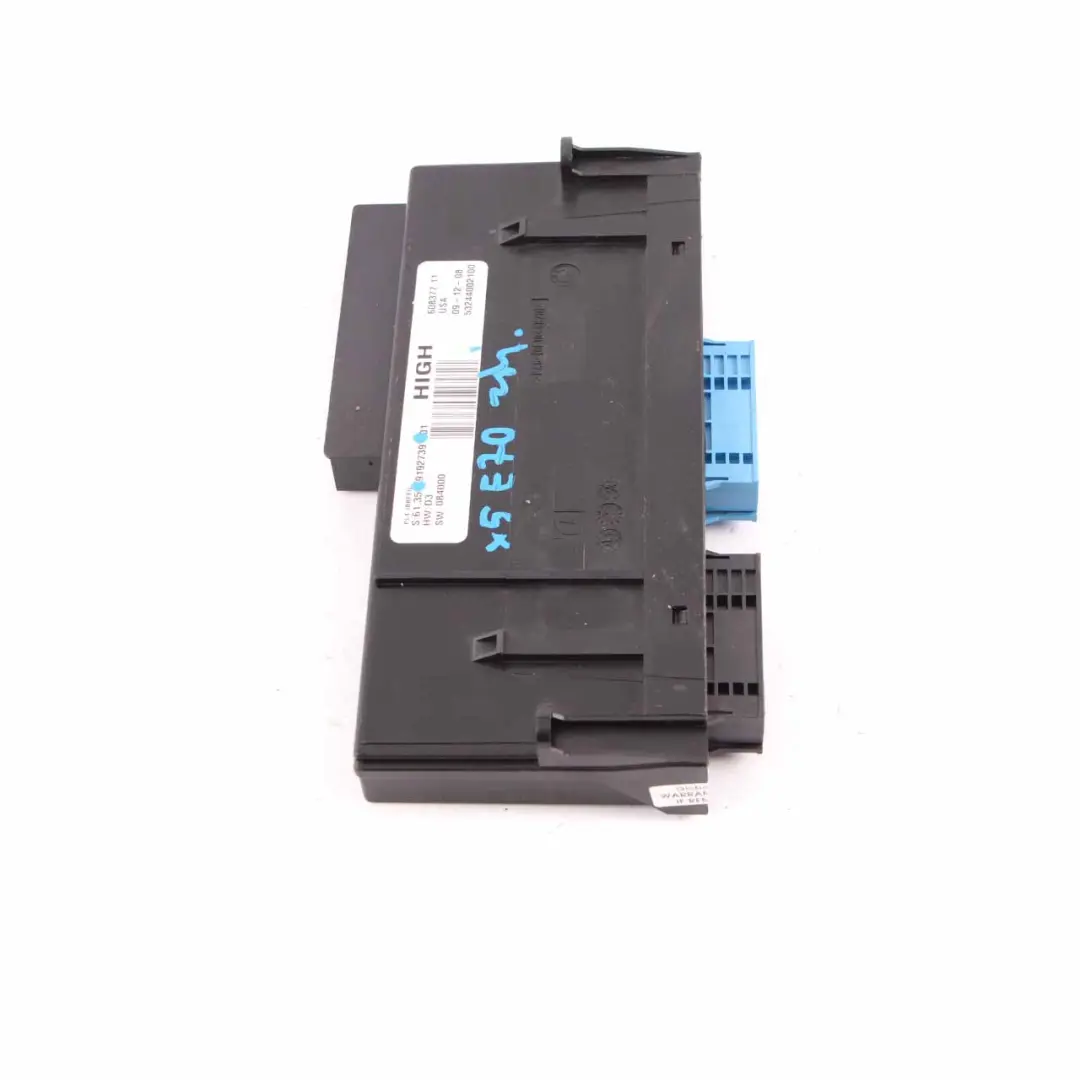 ECU Body Control Module Junction Box High PL4 JBBFEII to BMW X5 Series E70 with Part number 9192739 BMW X5 Series E70 ECU Body Control Module Junction Box High PL4 JBBFEII - SKU 9192739 - Part number 9192739