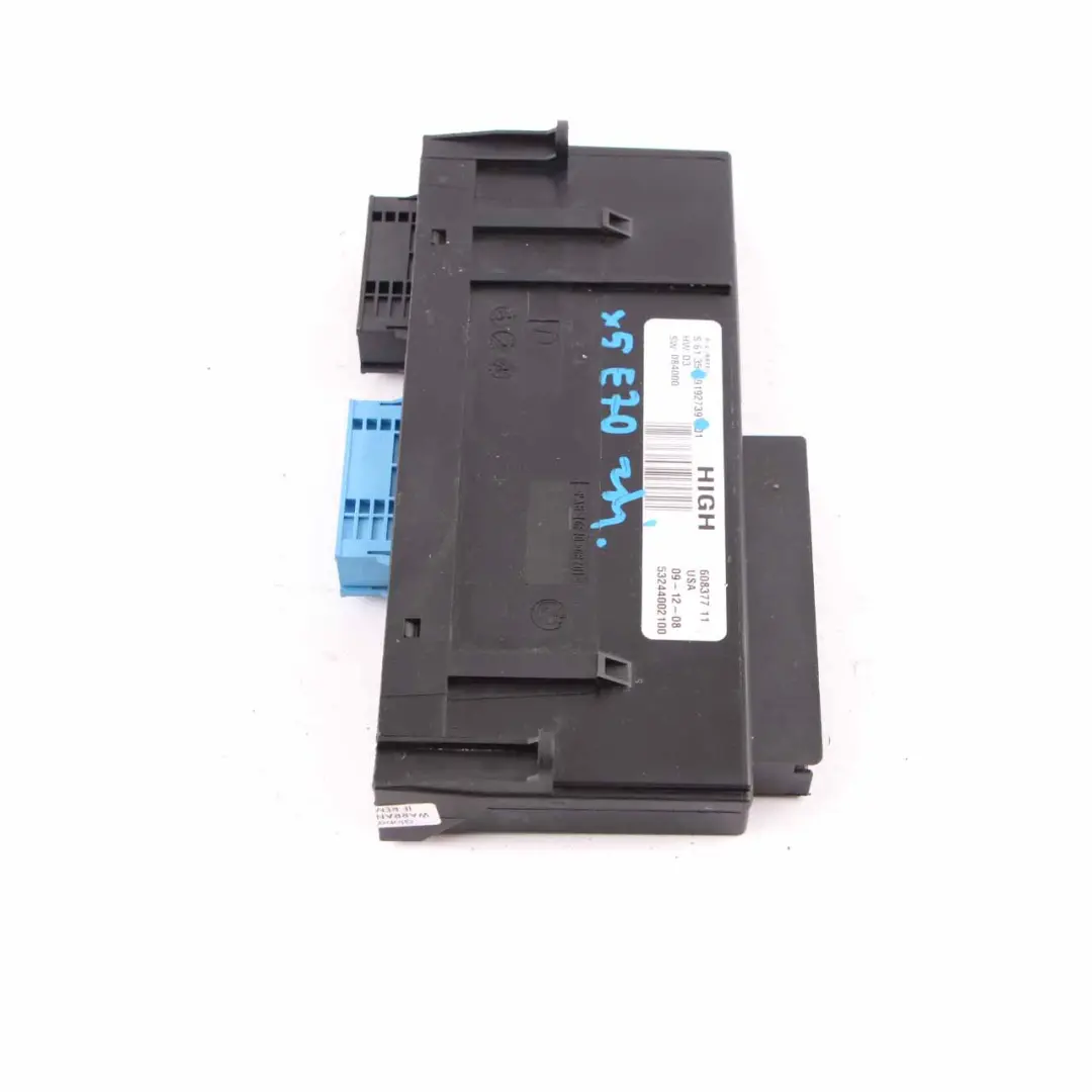 ECU Body Control Module Junction Box High PL4 JBBFEII to BMW X5 Series E70 with Part number 9192739 BMW X5 Series E70 ECU Body Control Module Junction Box High PL4 JBBFEII - SKU 9192739 - Part number 9192739