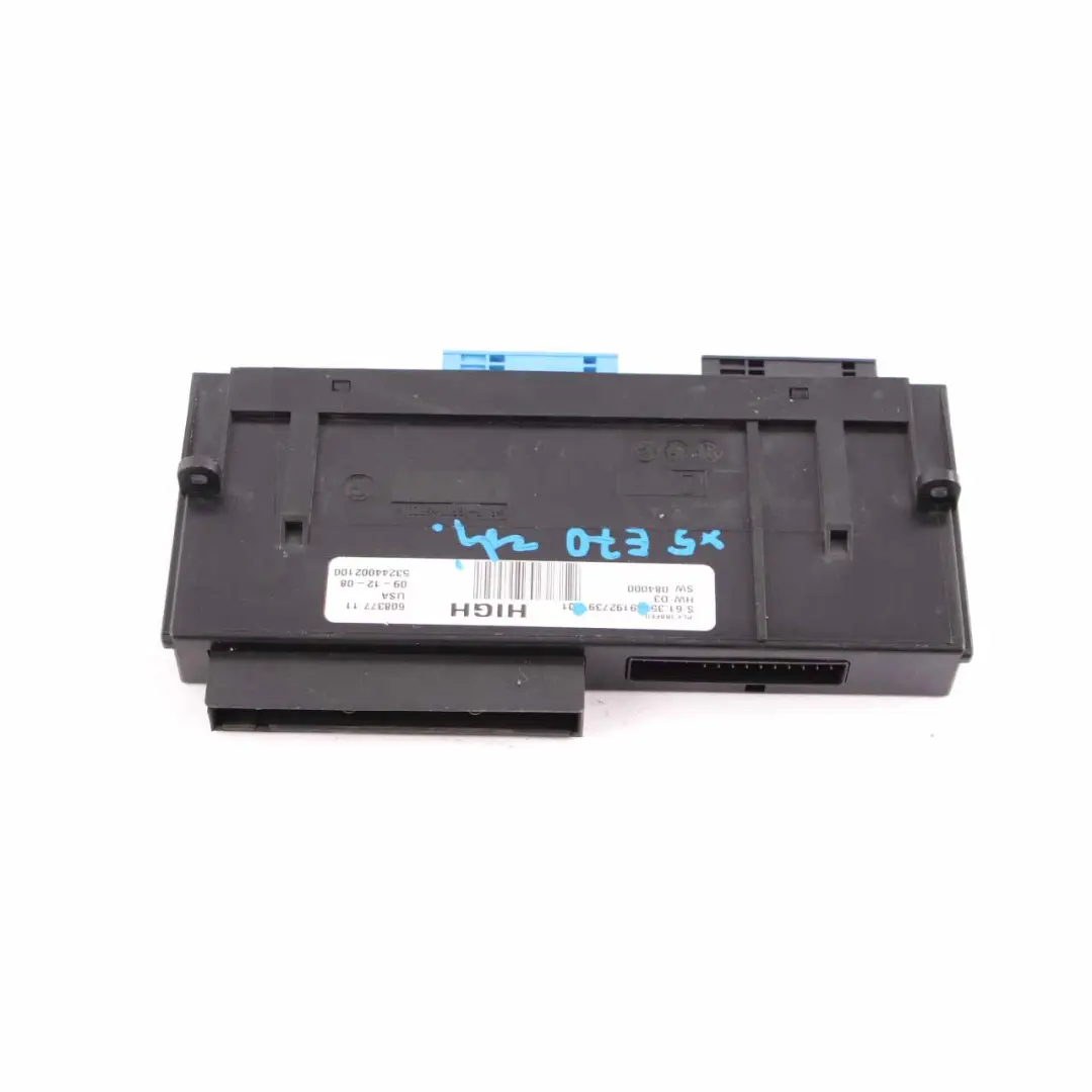 BMW X5 Series E70 ECU Body Control Module Junction Box High PL4 JBBFEII - SKU 9192739 - Part number 9192739