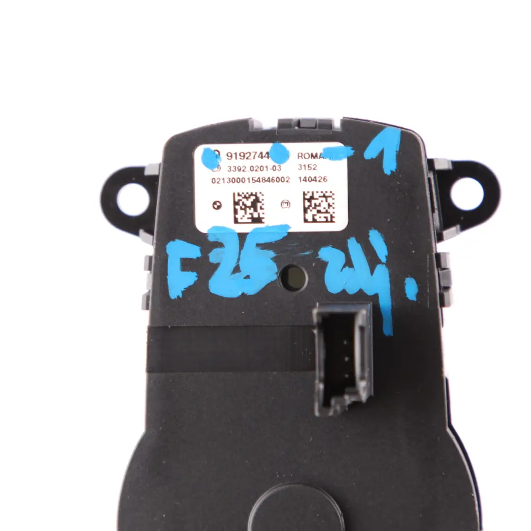  Headlight Switch BMW F10 F11 F25 1 Control Element Light Unit Black - SKU 9192744-1 - Part number 9192744