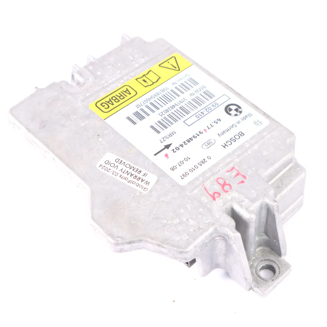 Module ECU Control Unit to BMW Z4 E89 Convertible Roadster Air with Part number 9194824 BMW Z4 E89 Convertible Roadster Air Module ECU Control Unit - SKU 9194824 - Part number 9194824