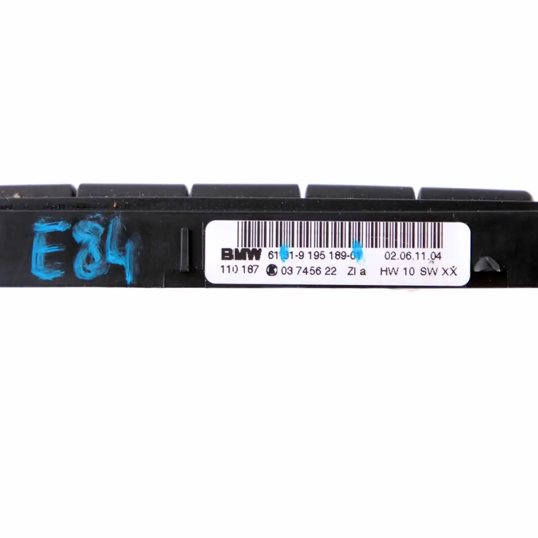  Panneau De Commutateur BMW X1 E84 Console Tableau De Bord Démarrage Arrêt DTC - SKU 9195189 - Numéro de pièce 9195189