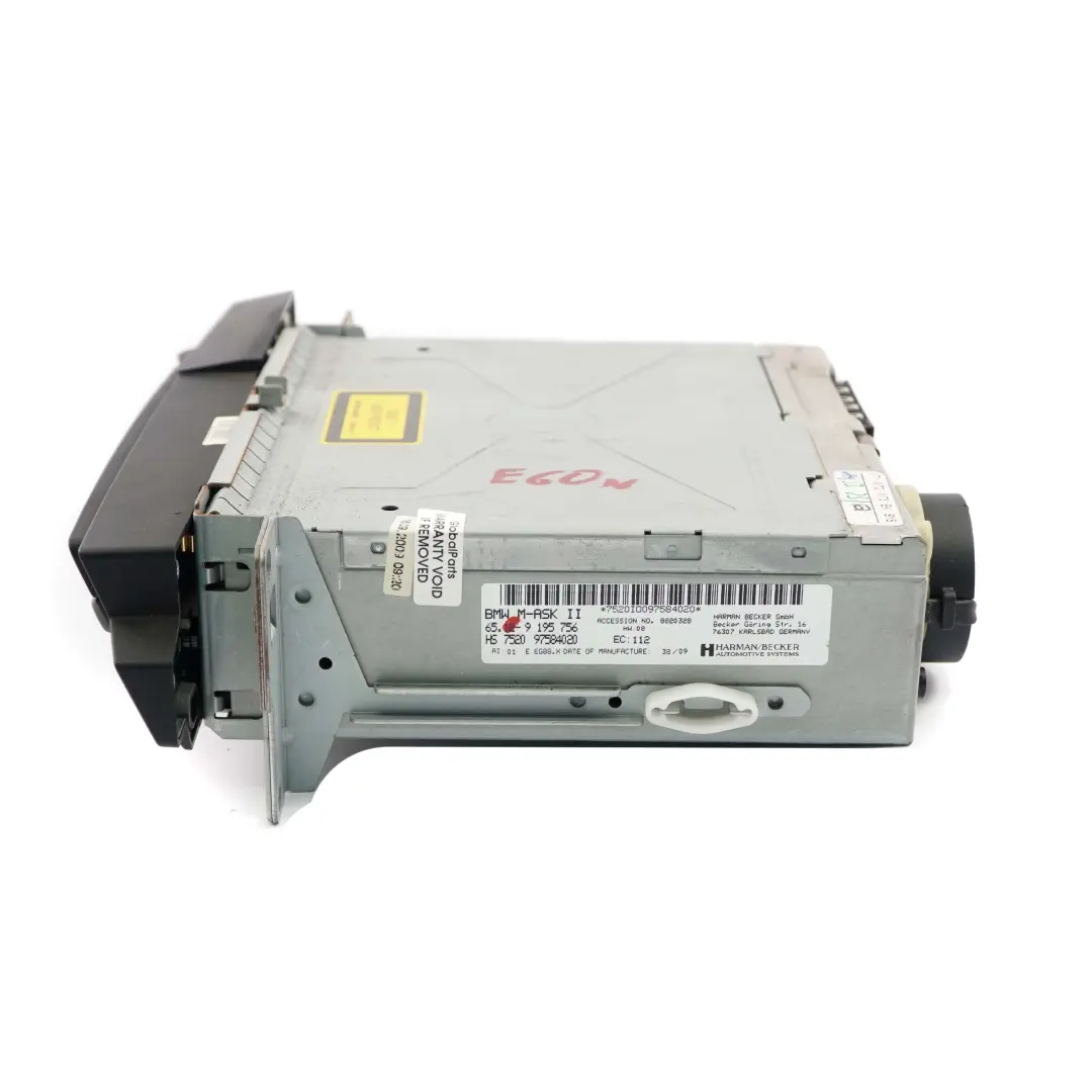 BMW E60 E61 LCI M-ASK M-Audio Système de navigation Controller Player - SKU 9195756 - Numéro de pièce 9195756