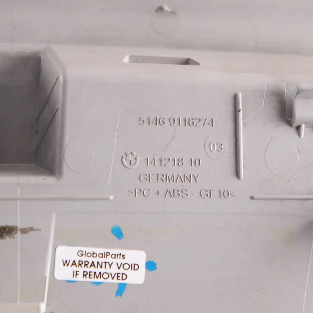 Griglia Ventilazione Del Lunotto Posteriore Nero 9116274 per BMW F10 con numero di parte 9196121 BMW F10 Griglia Ventilazione Del Lunotto Posteriore Nero 9116274 - SKU 9196121 - Numero di parte 9196121