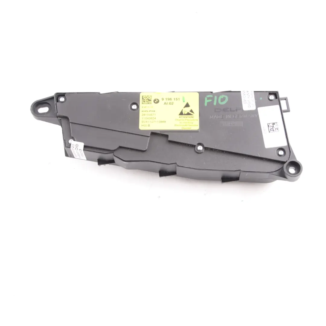 Adjustment Switch BMW F01 F10 F11 Front Right O/S Panel Unit to Seat with Part number 9196151 Seat Adjustment Switch BMW F01 F10 F11 Front Right O/S Panel Unit - SKU 9196151 - Part number 9196151