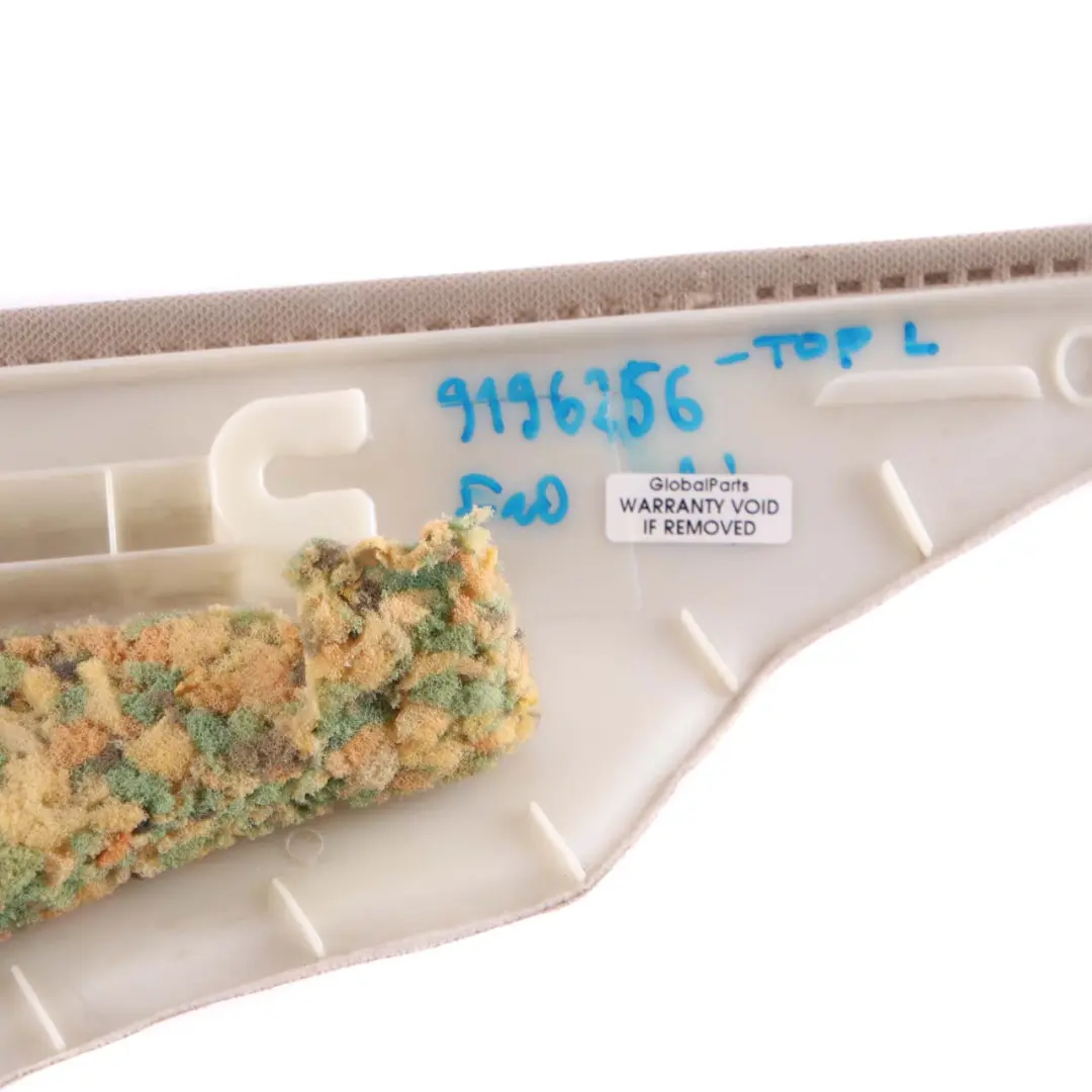 BMW F10 F18 LCI Trim C-pillar Right O/S Top Oyster 9116358 - SKU 9196256 - Part number 9196256