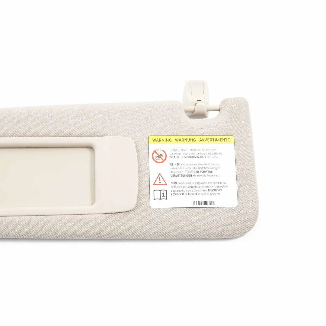  Parasol BMW F10 F11 Espejo Izquierdo Embellecedor Panel Oyster - SKU 9196683 - Número de pieza 9196683