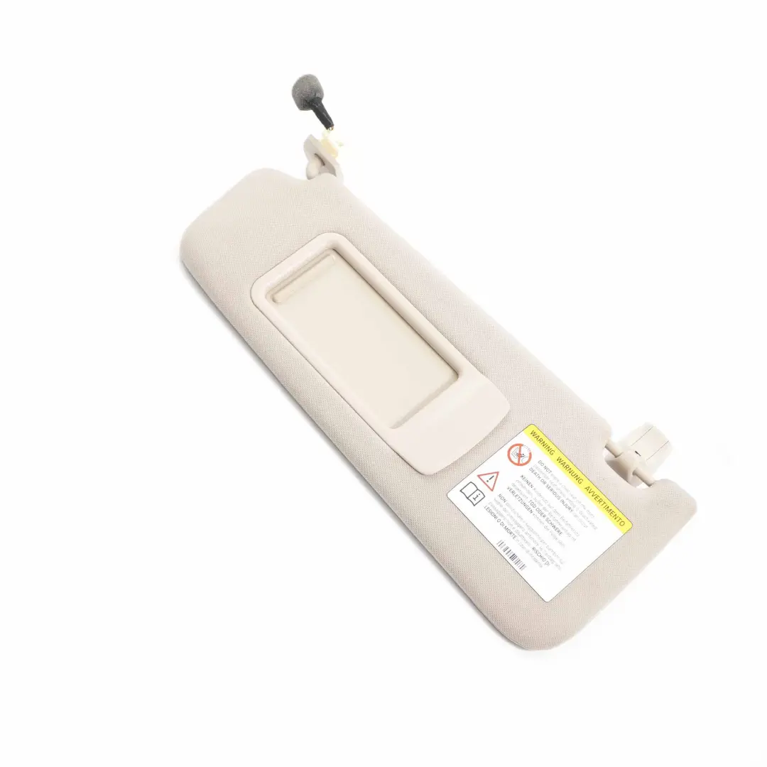 Sun Visor BMW F10 F11 Mirror Sunvisor Left N/S Trim Panel Oyster to with Part number 9196683 Sun Visor BMW F10 F11 Mirror Sunvisor Left N/S Trim Panel Oyster - SKU 9196683 - Part number 9196683