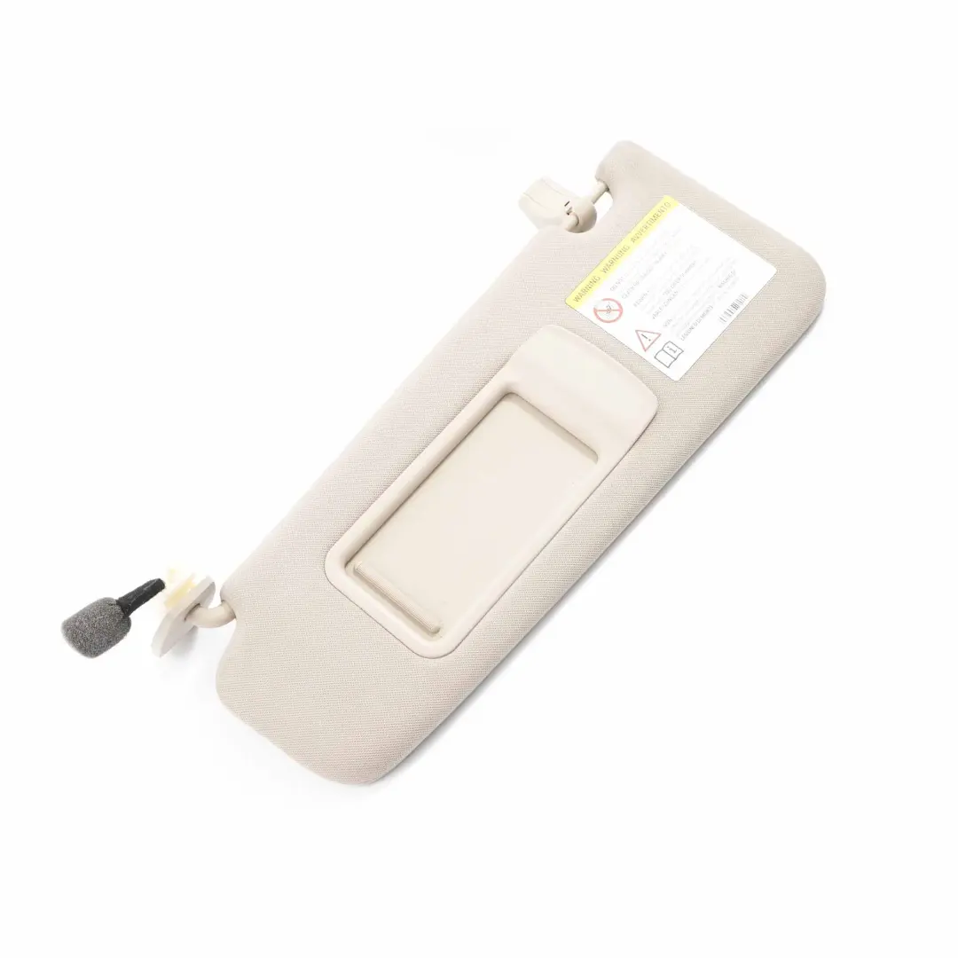 Sonnenblende BMW F10 F11 Spiegel Links Trim Panel Oyster für mit Teilenummer 9196683 Sonnenblende BMW F10 F11 Spiegel Links Trim Panel Oyster - SKU 9196683 - Teilenummer 9196683