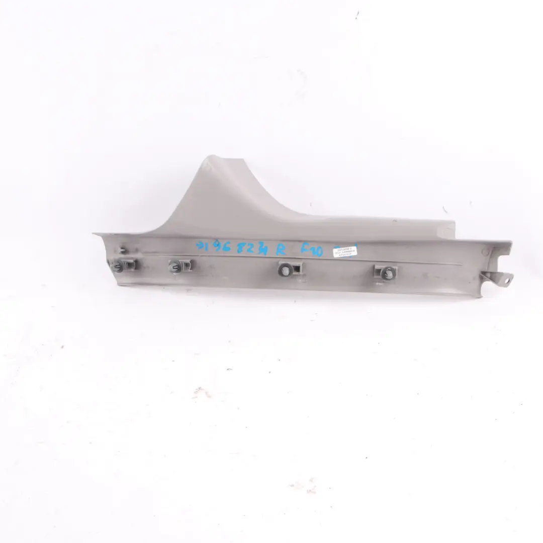 Door Sill BMW F10 F11 Entrance Cover Trim Panel Rear Right O/S Grey 9162724 to with Part number 9196824 Door Sill BMW F10 F11 Entrance Cover Trim Panel Rear Right O/S Grey 9162724 - SKU 9196824 - Part number 9196824