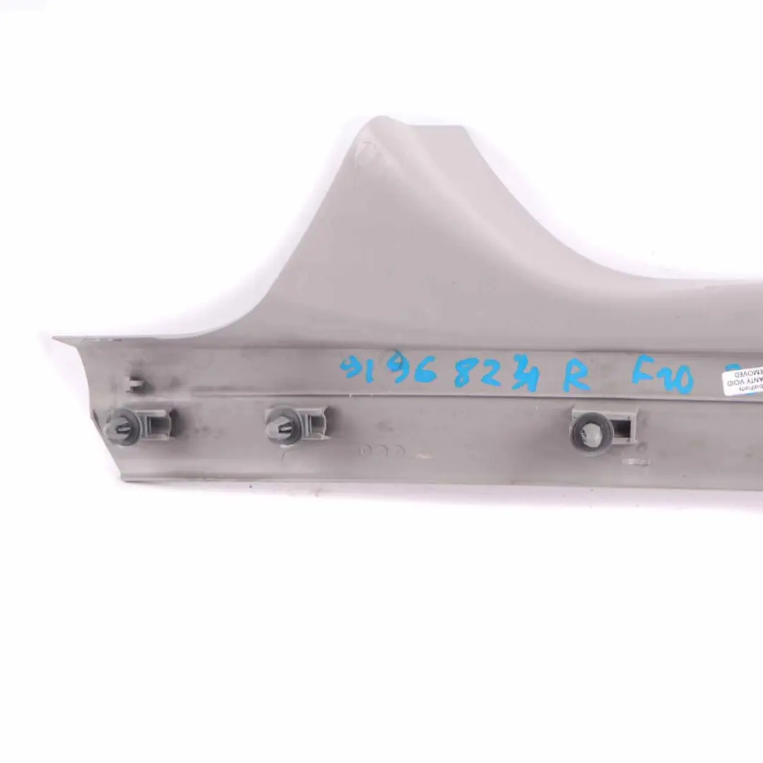  Door Sill BMW F10 F11 Entrance Cover Trim Panel Rear Right O/S Grey 9162724 - SKU 9196824 - Part number 9196824