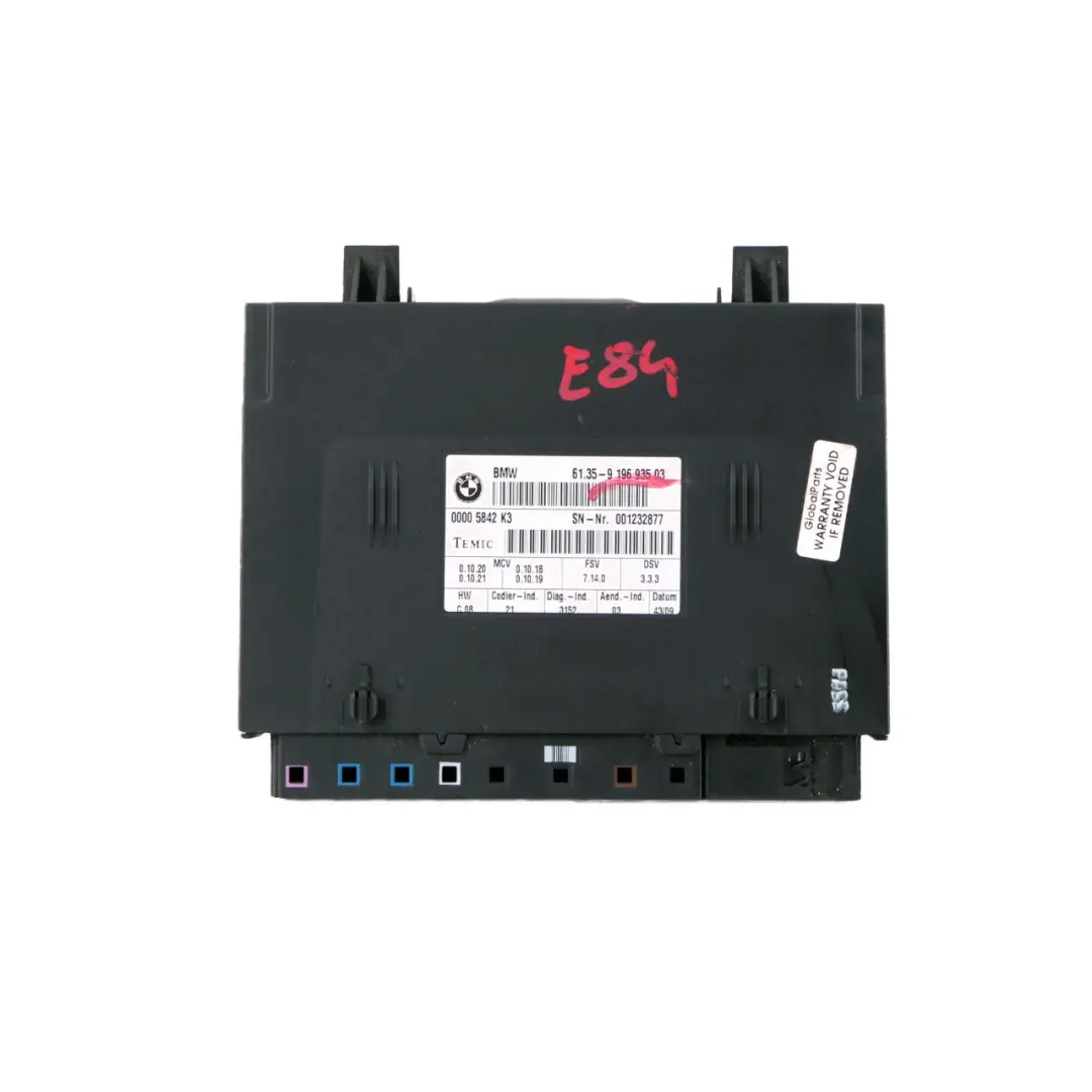 Sitzmodul BMW X1 E84 E87 E90 E91 Sitzsteuergerät ECU für mit Teilenummer 9196935 Sitzmodul BMW X1 E84 E87 E90 E91 Sitzsteuergerät ECU - SKU 9196935 - Teilenummer 9196935