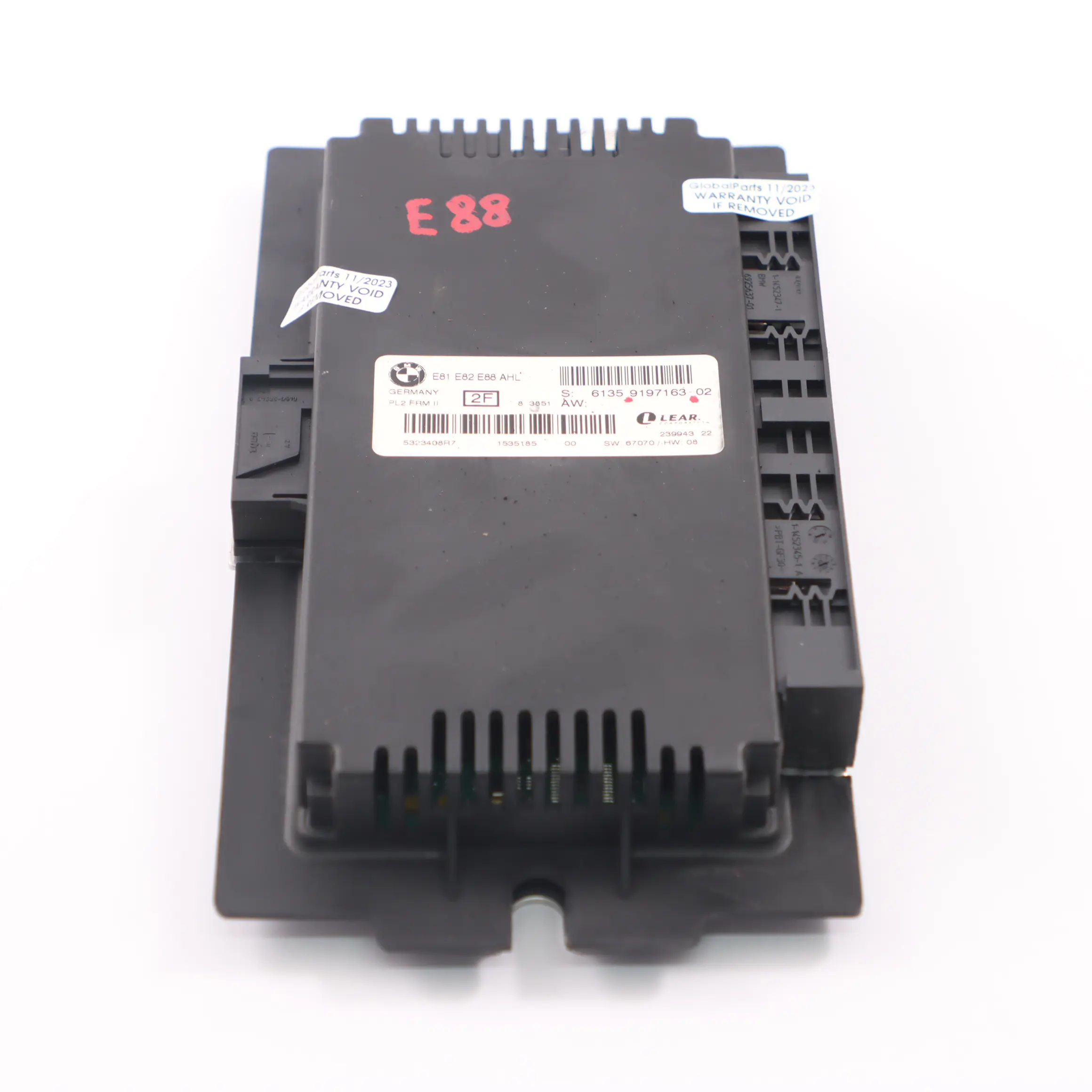 BMW E88 Cabrio Unité contrôle d'éclairage l'habitacle ECU PL2 FRM II 9197163