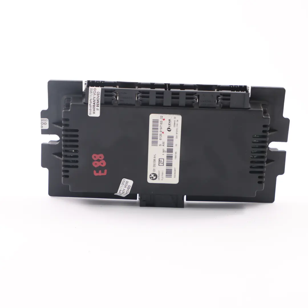 Moduł Sterownik Komfortu ECU PL2 FRM II do BMW E88 Cabrio o numerze 9197163 BMW E88 Cabrio Moduł Sterownik Komfortu ECU PL2 FRM II - SKU 9197163 - Numer Części 9197163