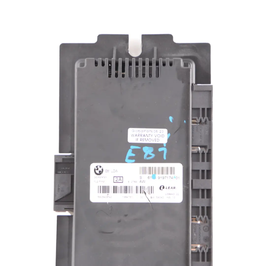 Footwell Light Module ECU Control Unit PL2 FRM III Lear to BMW E81 with Part number 9197174 BMW E81 Footwell Light Module ECU Control Unit PL2 FRM III Lear - SKU 9197174 - Part number 9197174