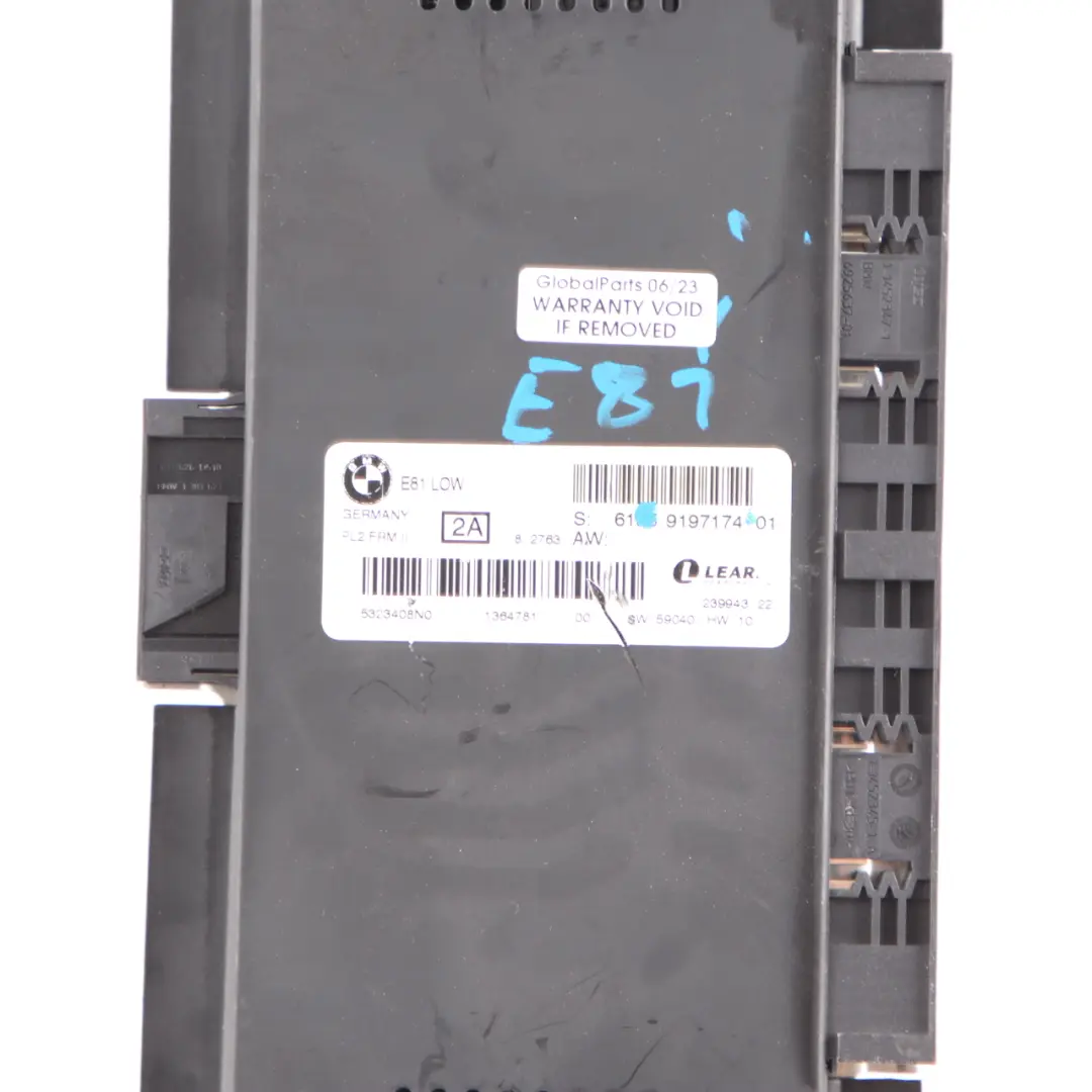 BMW E81 Footwell Light Module ECU Control Unit PL2 FRM III Lear - SKU 9197174 - Part number 9197174