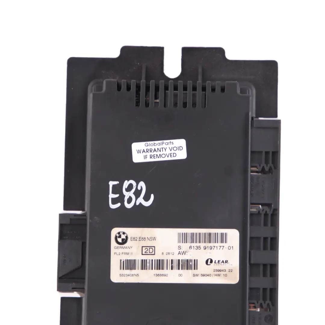 BMW E82 Footwell Light Module Control Unit ECU NSW PL2 FRM II - SKU 9197177 - Part number 9197177