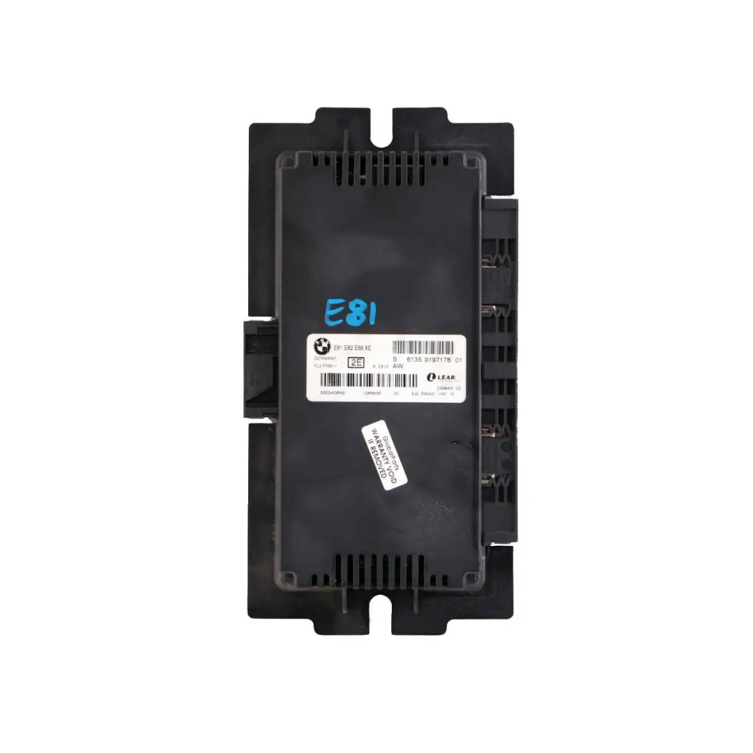 Footwell Light Control Module ECU PL2 FRM II Lear to BMW 1 Series E88 with Part number 9197178 BMW 1 Series E88 Footwell Light Control Module ECU PL2 FRM II Lear - SKU 9197178 - Part number 9197178