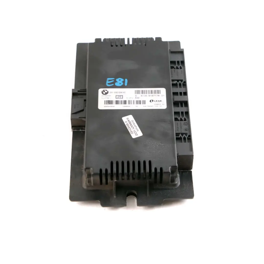 Footwell Light Control Module ECU PL2 FRM II Lear to BMW 1 Series E88 with Part number 9197178 BMW 1 Series E88 Footwell Light Control Module ECU PL2 FRM II Lear - SKU 9197178 - Part number 9197178