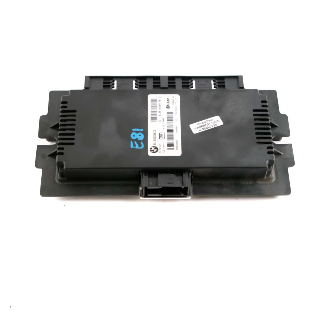 Footwell Light Control Module ECU PL2 FRM II Lear to BMW 1 Series E88 with Part number 9197178 BMW 1 Series E88 Footwell Light Control Module ECU PL2 FRM II Lear - SKU 9197178 - Part number 9197178