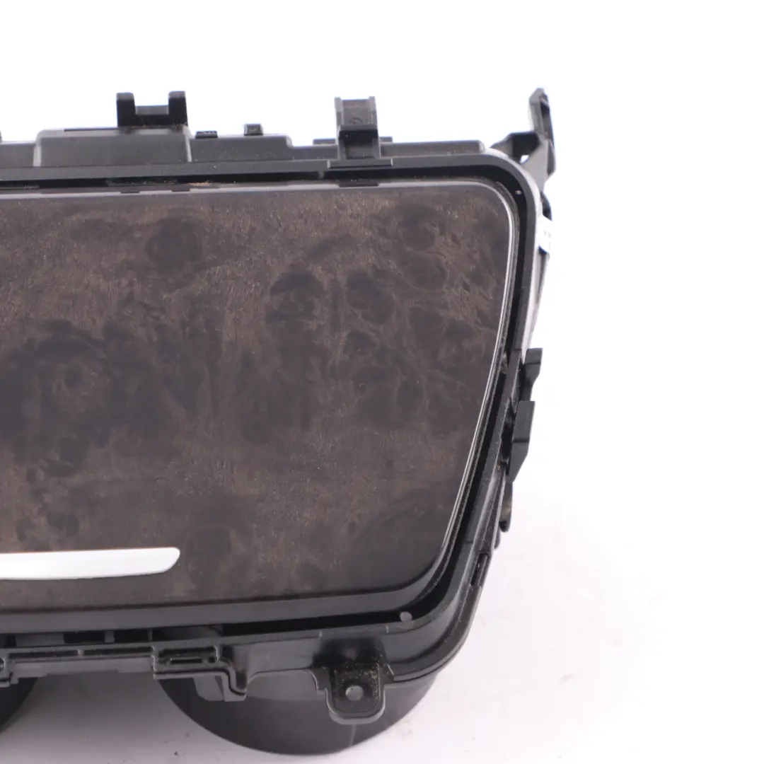 Holder BMW F12 Centre Console Storage Wood Finish Trim Cover to Cup with Part number 9197227 Cup Holder BMW F12 Centre Console Storage Wood Finish Trim Cover - SKU 9197227 - Part number 9197227