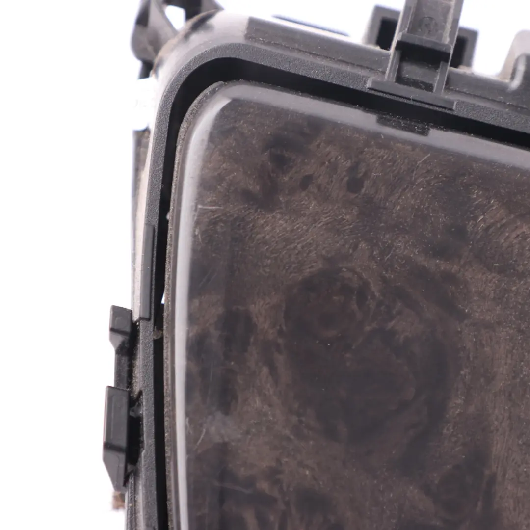 Holder BMW F12 Centre Console Storage Wood Finish Trim Cover to Cup with Part number 9197227 Cup Holder BMW F12 Centre Console Storage Wood Finish Trim Cover - SKU 9197227 - Part number 9197227