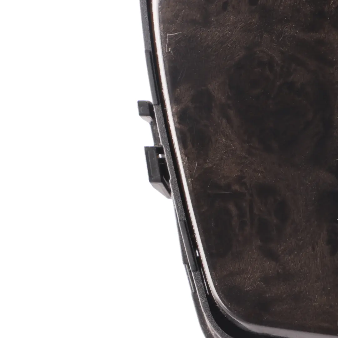 Holder BMW F12 Centre Console Storage Wood Finish Trim Cover to Cup with Part number 9197227 Cup Holder BMW F12 Centre Console Storage Wood Finish Trim Cover - SKU 9197227 - Part number 9197227