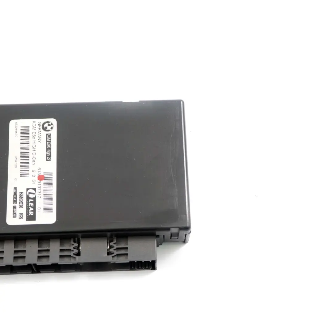 Modulo Gateway KGM HIGH 27 D-Can LEAR para BMW E61 LCI con número de pieza 9197317 BMW E61 LCI Modulo Gateway KGM HIGH 27 D-Can LEAR - SKU 9197317 - Número de pieza 9197317