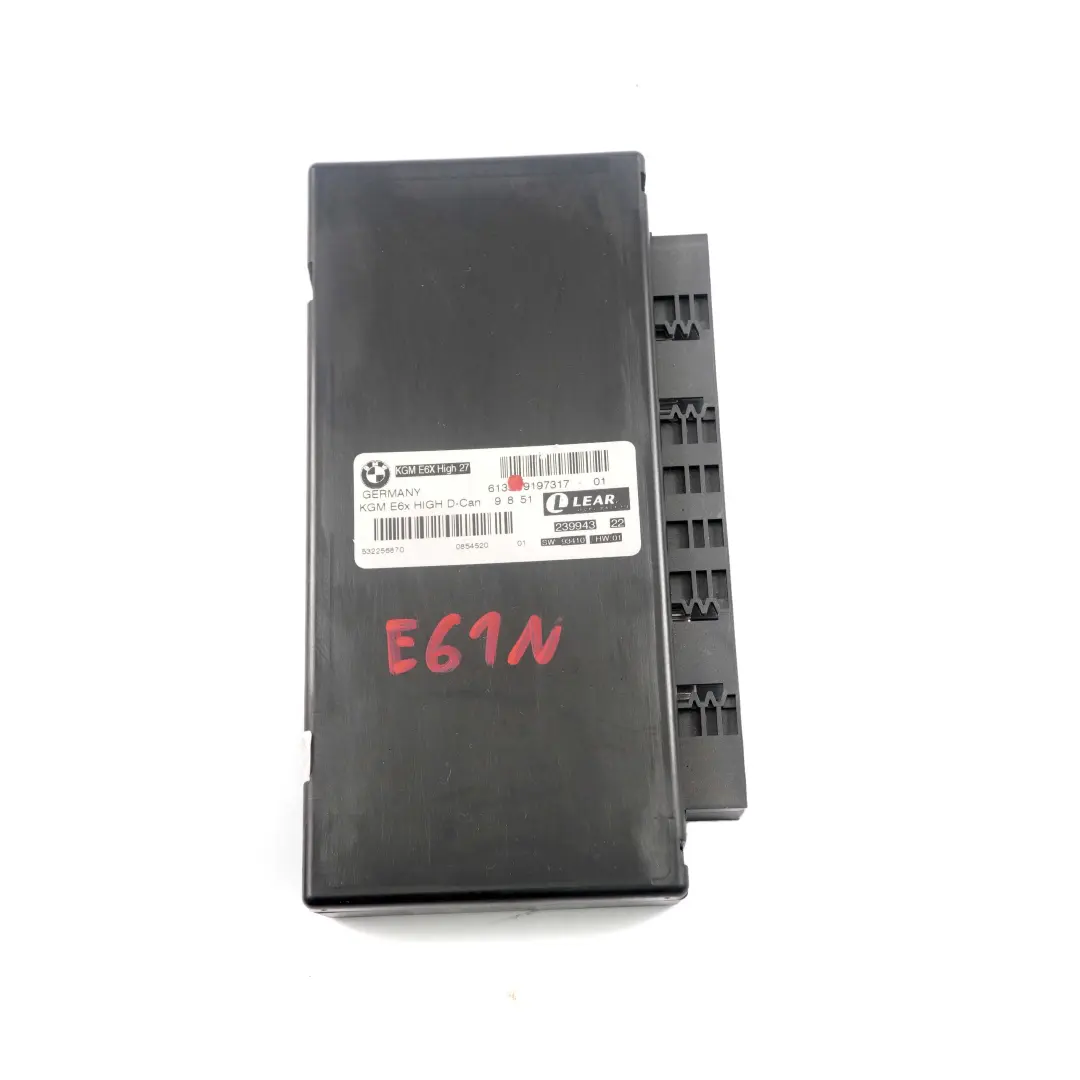 BMW E61 LCI Body Gateway Module KGM HIGH 27 D-Can LEAR - SKU 9197317 - Part number 9197317