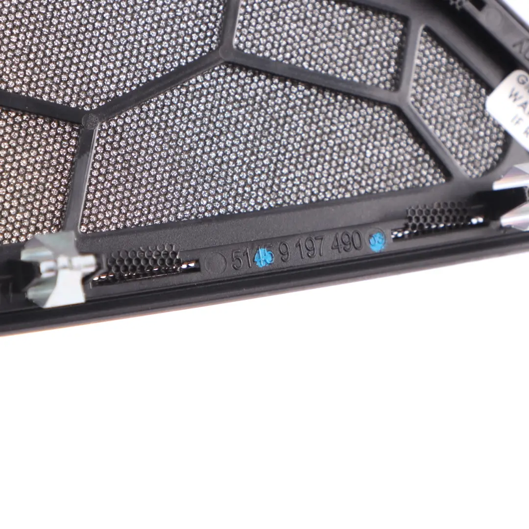 Osłona Środkowa Panel Głośnika Deski Rozdzielczej Czarna do BMW F12 o numerze 9197490 BMW F12 Osłona Środkowa Panel Głośnika Deski Rozdzielczej Czarna - SKU 9197490 - Numer Części 9197490