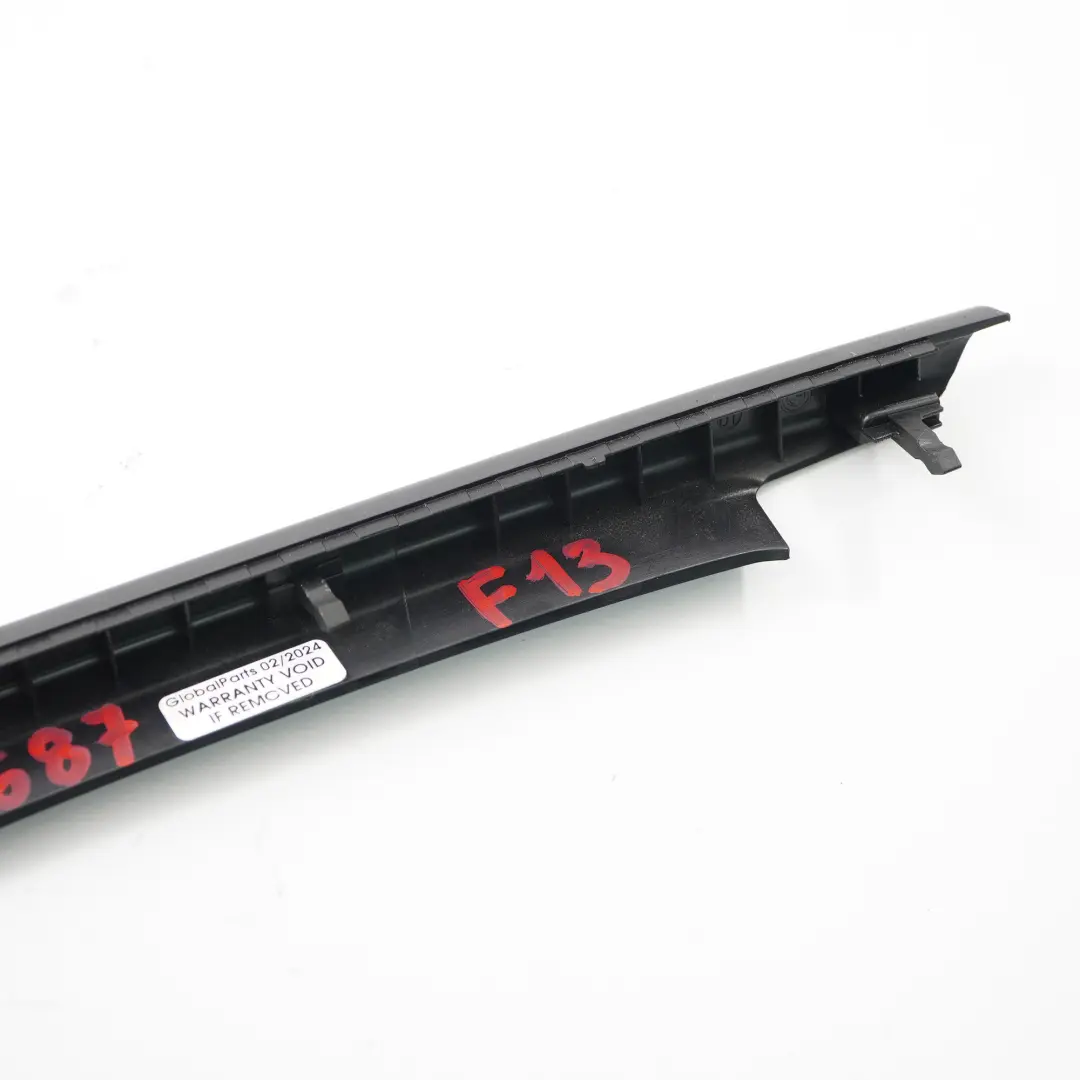  Couvercle BMW 6 F06 F12 F13 Garniture intérieure du tableau de bord Noir - SKU 9197687 - Numéro de pièce 9197687