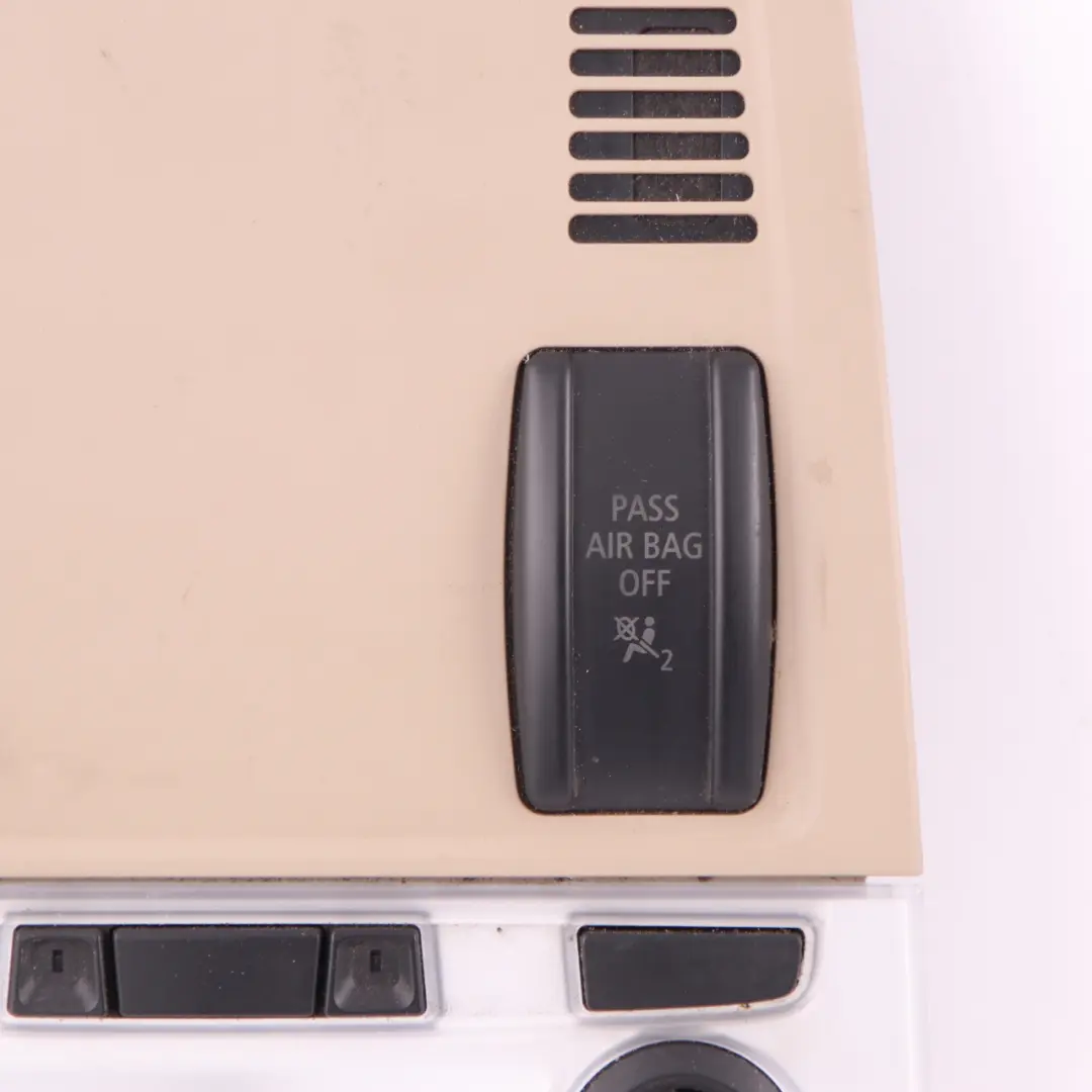 Roof Switch BMW E92 Coupe Unit Interior Reading Light Control Unit Beige to with Part number 9197748 Roof Switch BMW E92 Coupe Unit Interior Reading Light Control Unit Beige - SKU 9197748 - Part number 9197748