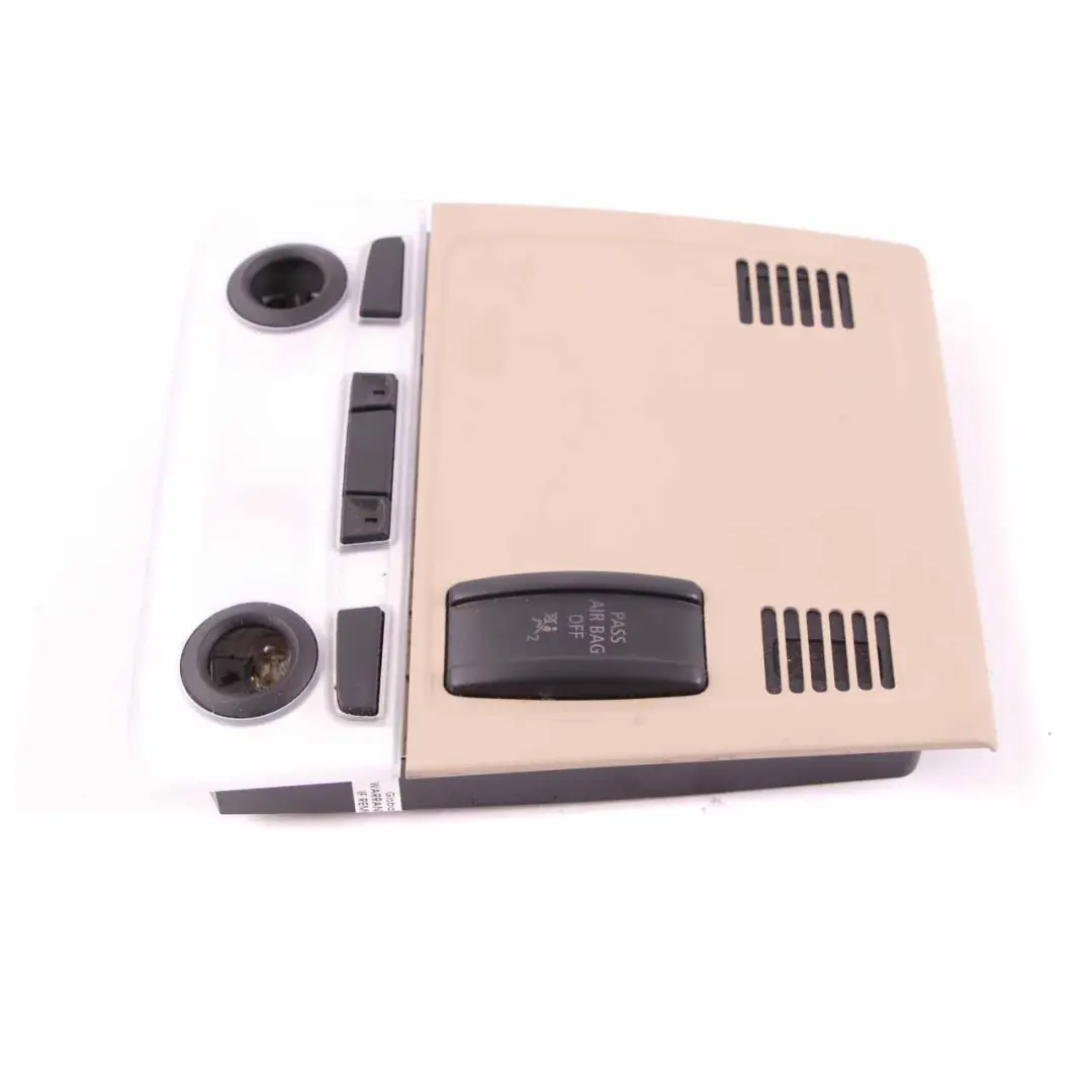 Roof Switch BMW E92 Coupe Unit Interior Reading Light Control Unit Beige to with Part number 9197748 Roof Switch BMW E92 Coupe Unit Interior Reading Light Control Unit Beige - SKU 9197748 - Part number 9197748