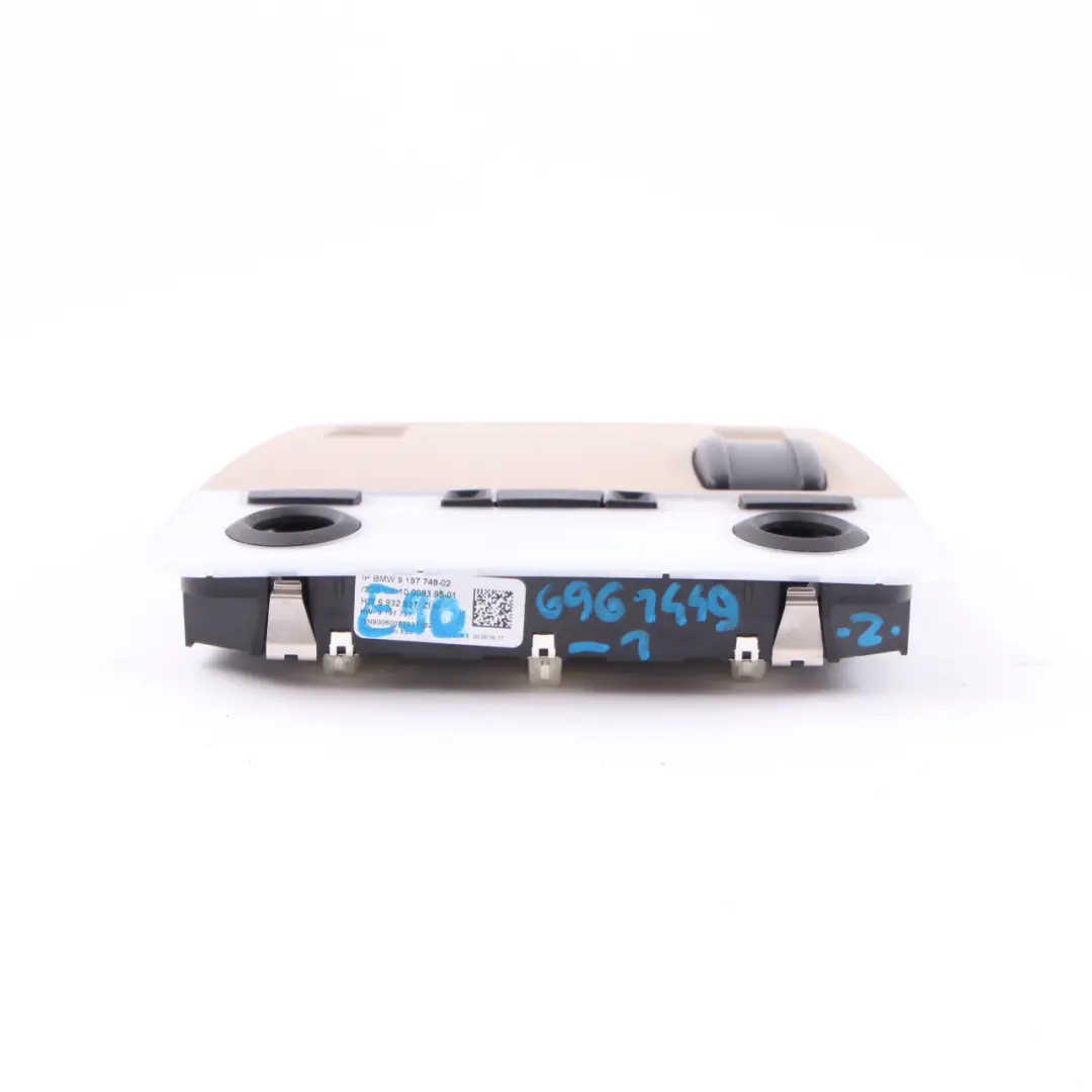  Interruptor Techo BMW E92 Coupe Unidad Control Lectura Interior Beige - SKU 9197748 - Número de pieza 9197748