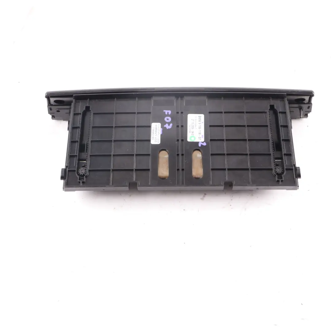 BMW F07 Storage Box Dashboard Centre Console Top Instrument Panel Black - SKU 9199118-2 - Part number 9199118