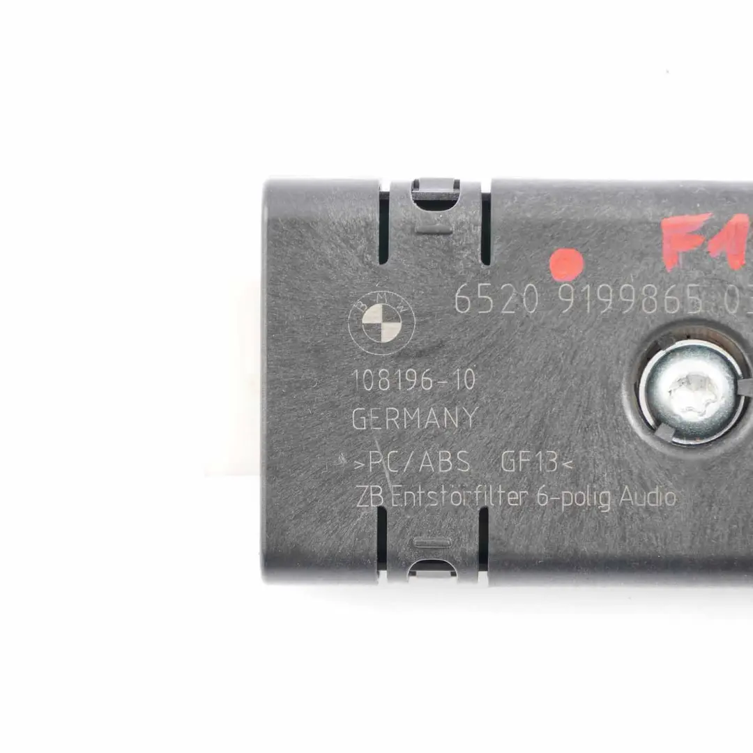 Filtre de Suppression Antenne Amplificateur Unité Contrôle 9158796 pour BMW F07 F11 à propos du numéro de pièce 9199865 BMW F07 F11 Filtre de Suppression Antenne Amplificateur Unité Contrôle 9158796 - SKU 9199865 - Numéro de pièce 9199865