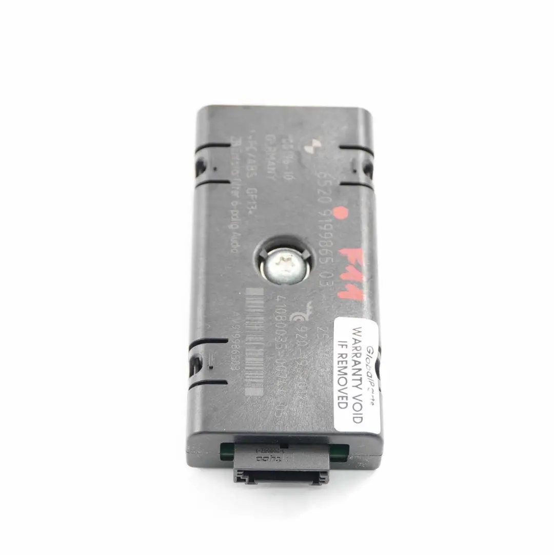 Filtro soppressione Antenna Amplificatore Unità di controllo 9158796 per BMW F07 F11 con numero di parte 9199865 BMW F07 F11 Filtro soppressione Antenna Amplificatore Unità di controllo 9158796 - SKU 9199865 - Numero di parte 9199865