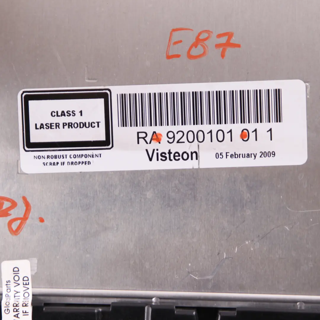 Radio CD BMW E81 E87 E90 E91 Business Player Audio Control Unit Module to with Part number 9200101 Radio CD BMW E81 E87 E90 E91 Business Player Audio Control Unit Module - SKU 9200101-1 - Part number 9200101