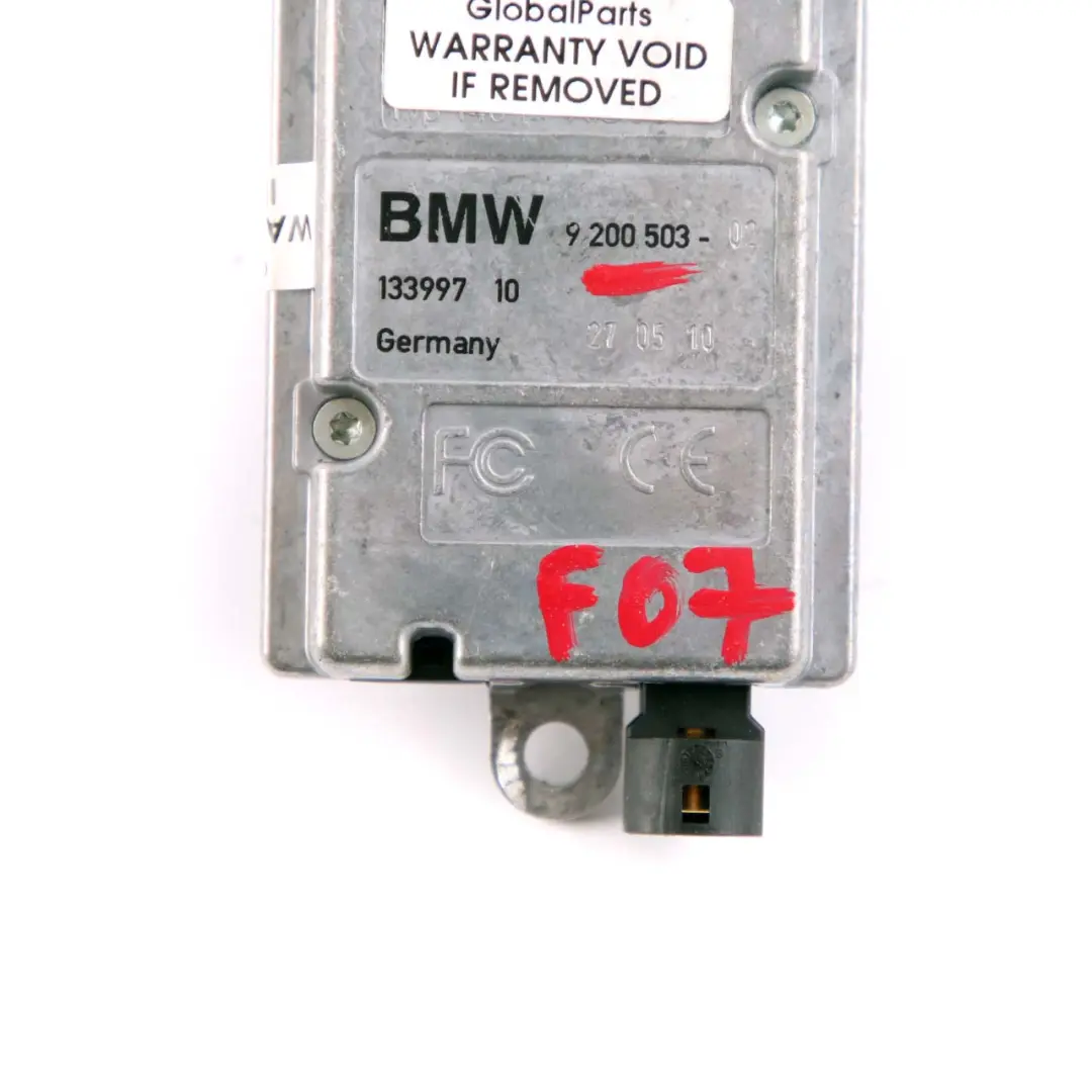 BMW 5 7 Series E60 LCI F01 F07 F10 ECU USB Hub Control Unit Module - SKU 9200503 - Part number 9200503