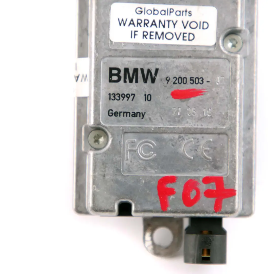 BMW 5 7 Series E60 LCI F01 F07 F10 ECU USB Hub Control Unit Module - SKU 9200503 - Part number 9200503